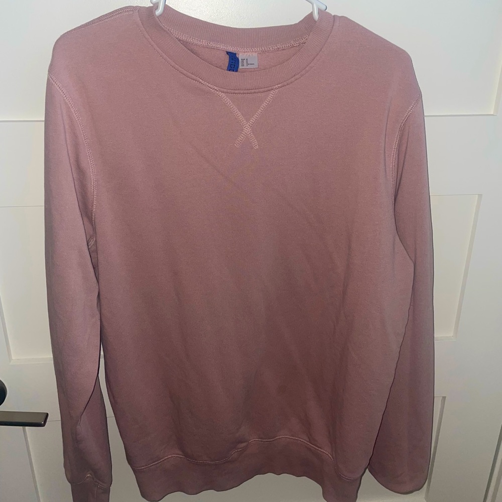 Light pink mens sweatshirt